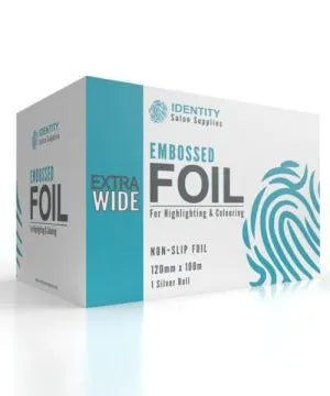 Identity EXTRA Wide EMBOSSED Hair Foil 120mm x 100M