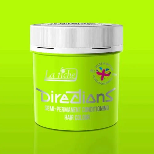 Directions Hair Dye pots All Shades - Fluorescent Green